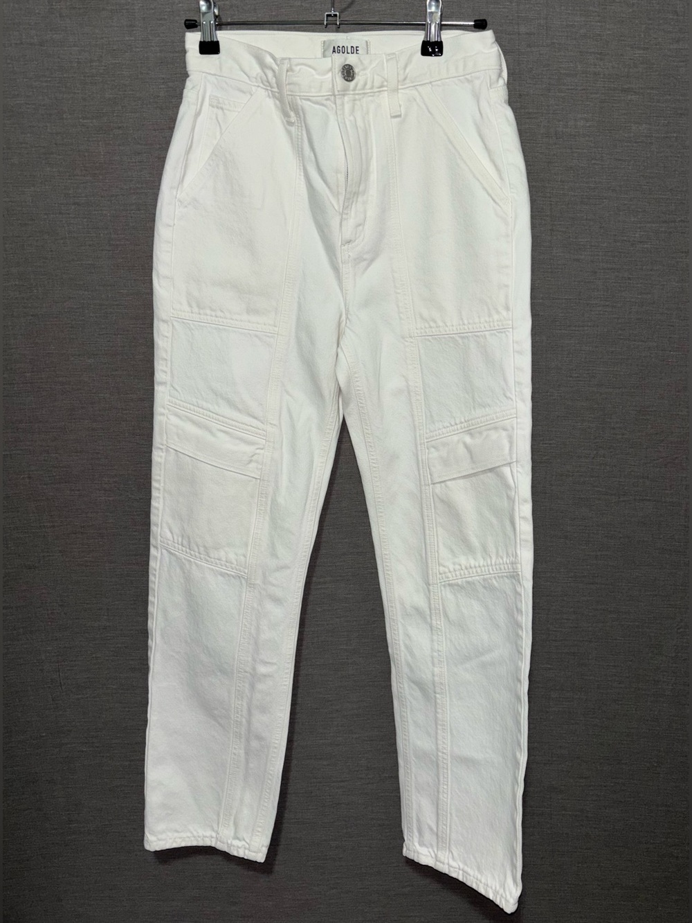 AGOLDE Cream White Utility Pants – Size 24 – Like New